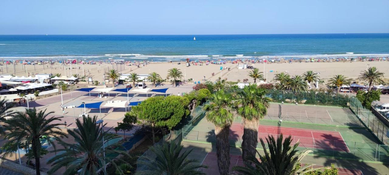 Vistas Espectaculares 1ª Linea Playa, Wifi, Ascensor Apartment Puerto de Sagunto Luaran gambar