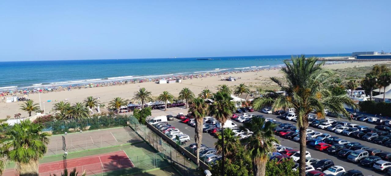Vistas Espectaculares 1ª Linea Playa, Wifi, Ascensor Apartment Puerto de Sagunto Luaran gambar