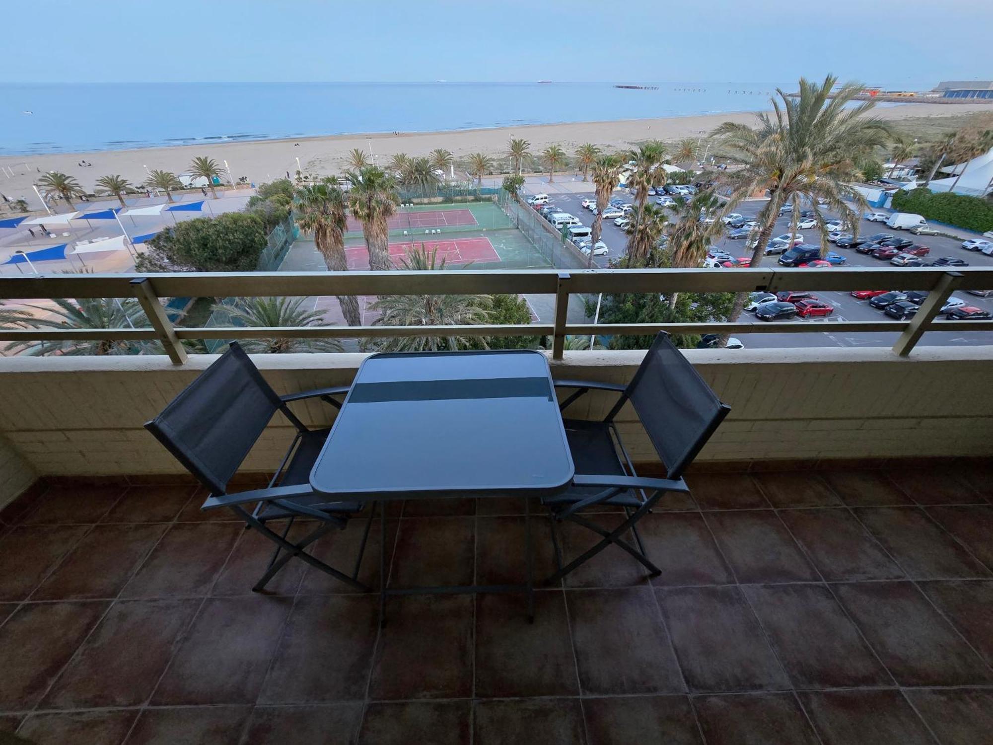 Vistas Espectaculares 1ª Linea Playa, Wifi, Ascensor Apartment Puerto de Sagunto Luaran gambar